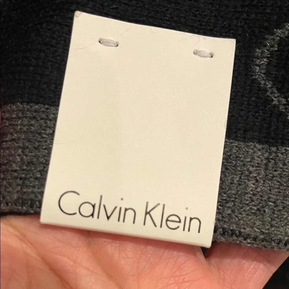 Men's Calvin Klein Knit Jacquard Logo Muffler Scarf